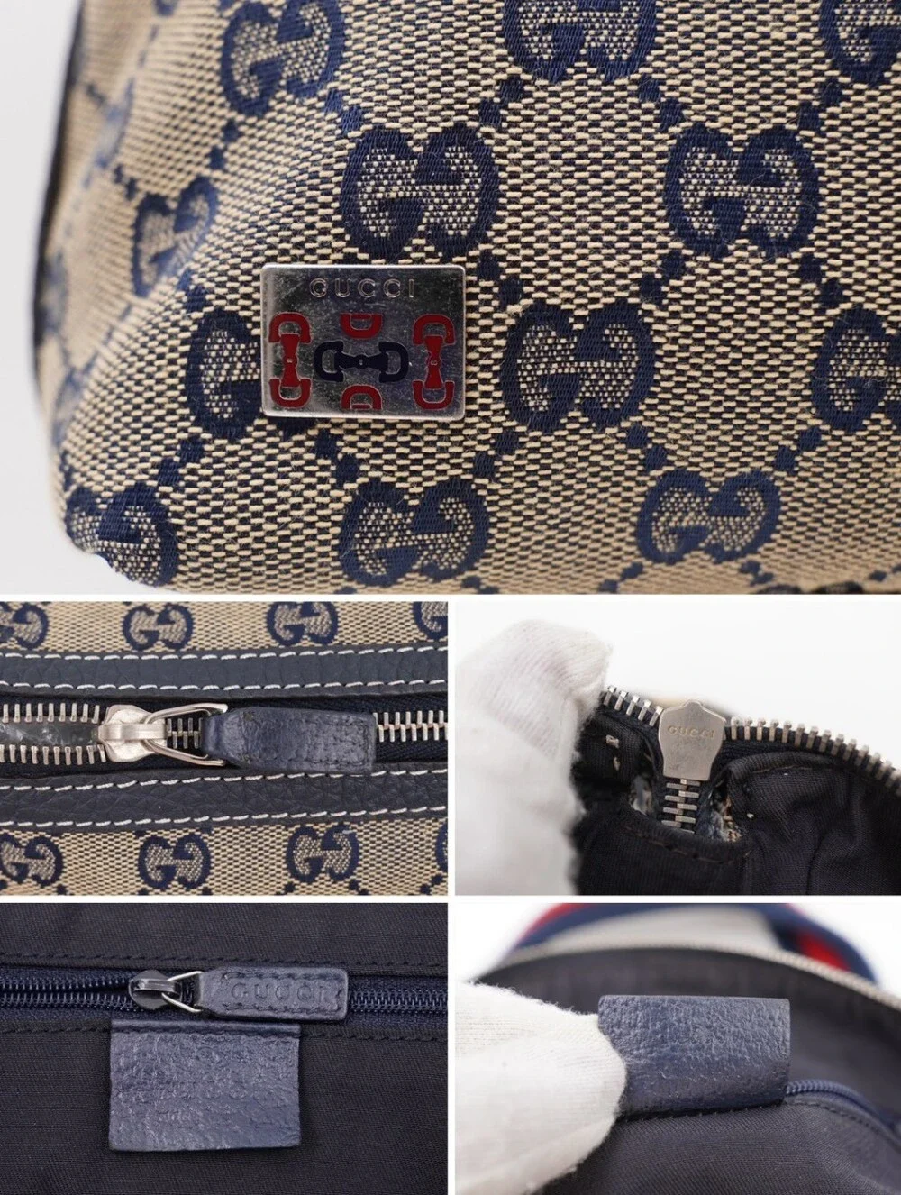 CO16 💟 Gucci GG Monogram Cavas Sherry Line Handbag